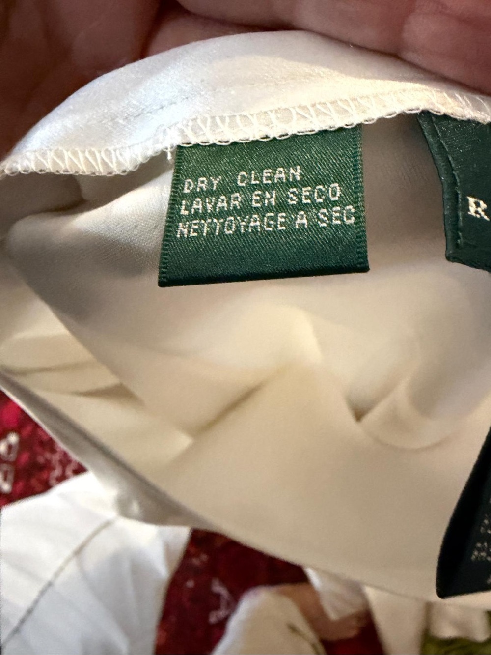 Ralph Lauren Long Cream Skirt - Picture 5 of 5